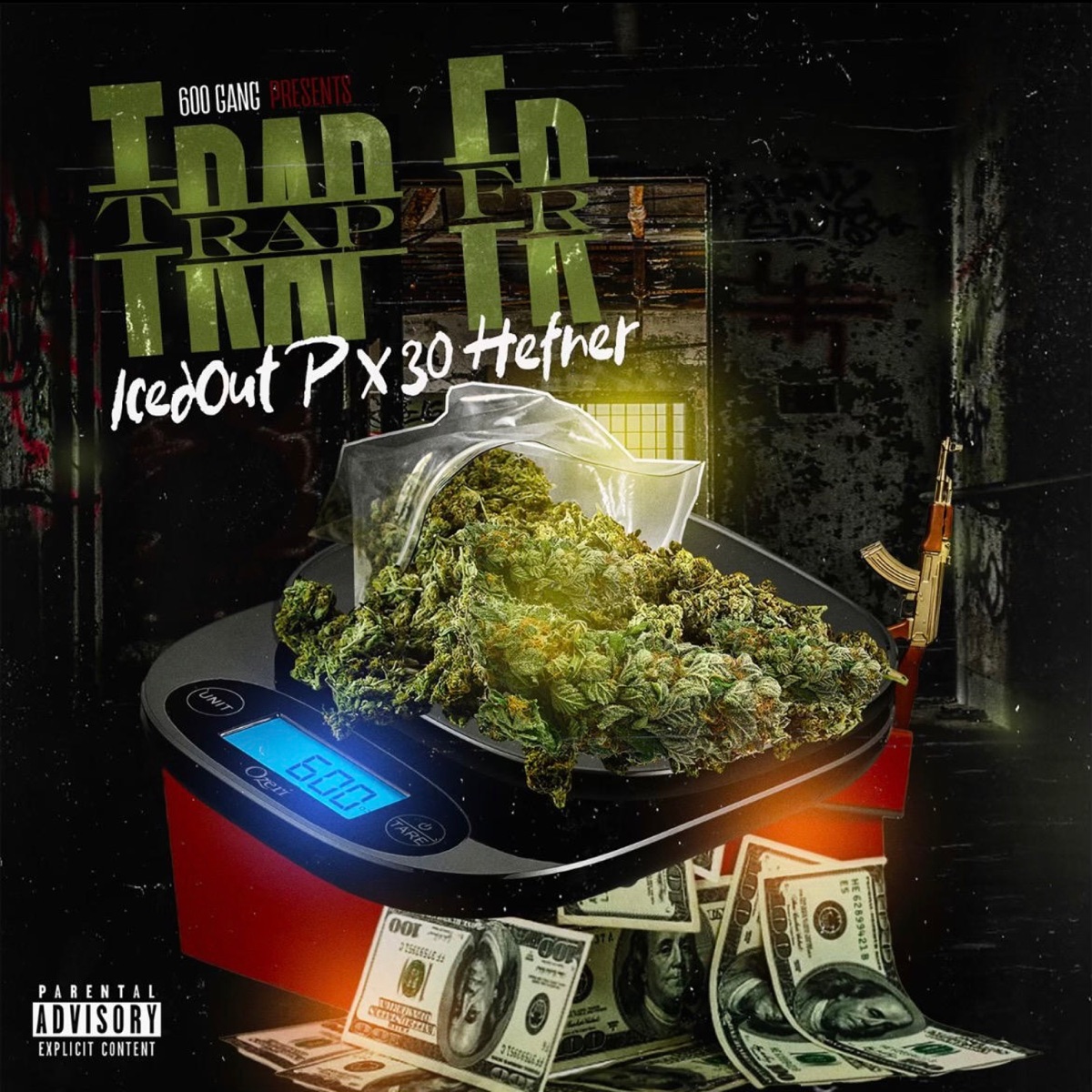 Trap 4 Real (feat. 30Hefner) - Single by Iced Up P album cover