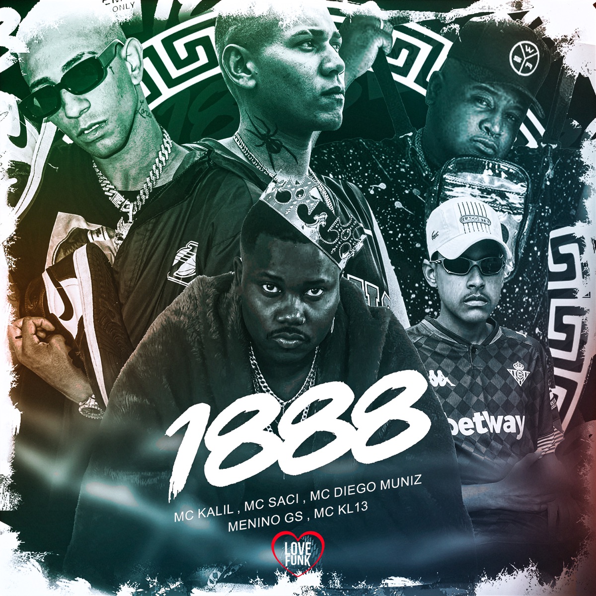 1888 (feat. Mc Diego Muniz & Menino GS) - Single by MC KALIL, MC KL13 & MC Saci album cover