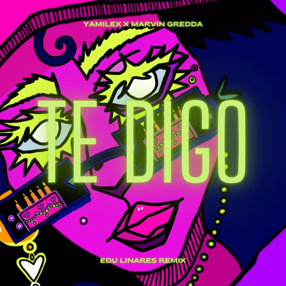 Te Digo (Edu Linares Remix) - Single by Yamilex, Marvin Gredda & Edu Linares album cover
