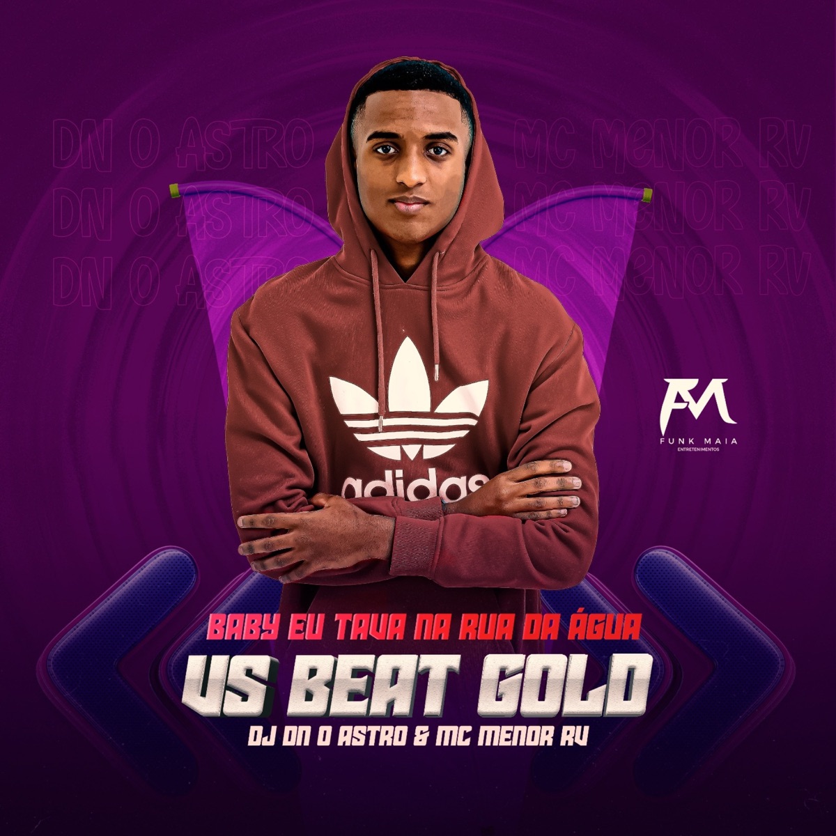 Baby Eu Tava na Rua da Água Vs Beat Gold - Single by Mc Menor RV & DJ DN O ASTRO album cover