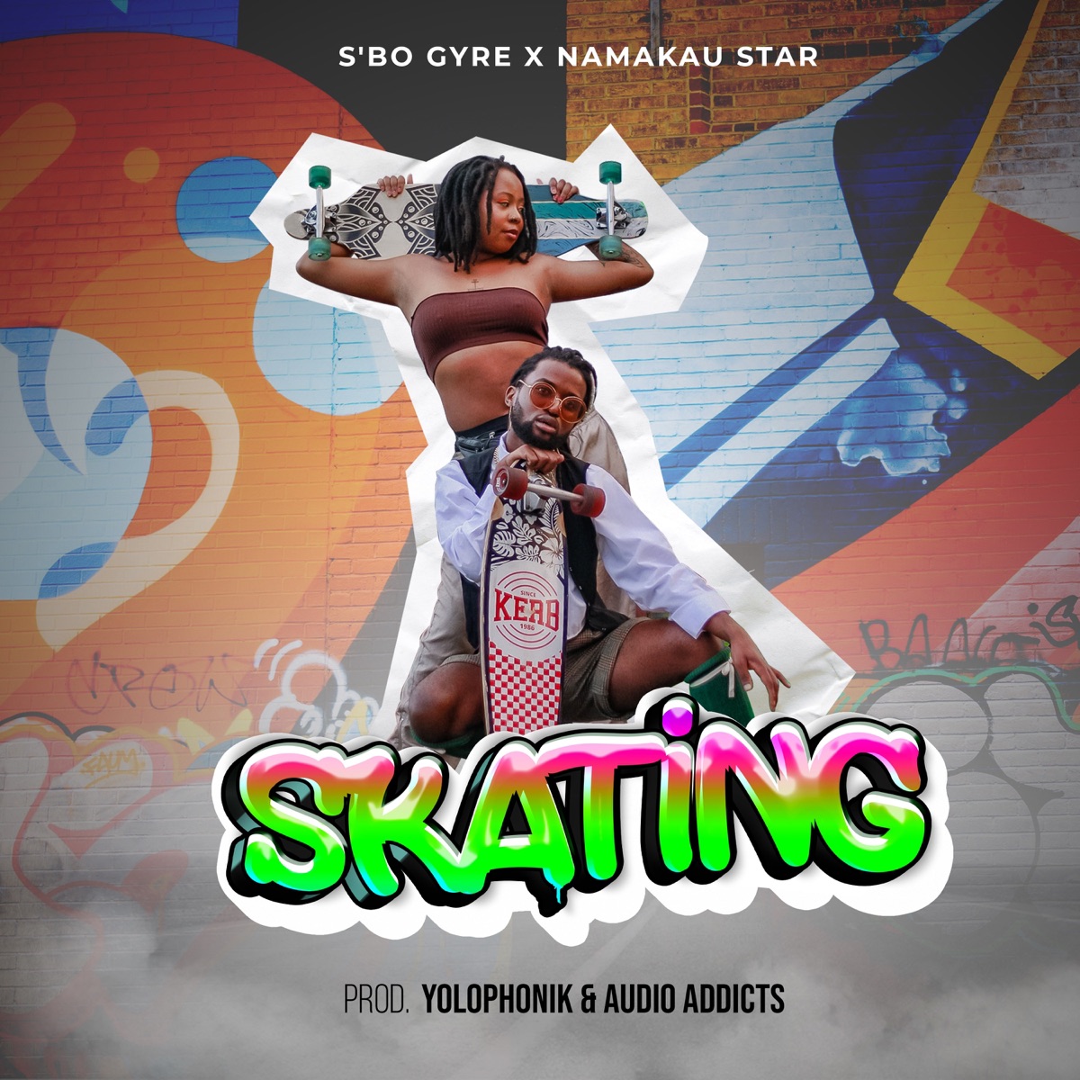 Skating (feat. Namakau Star, Yolophonik & Audio Addicts) - Single by S'BO GYRE album cover