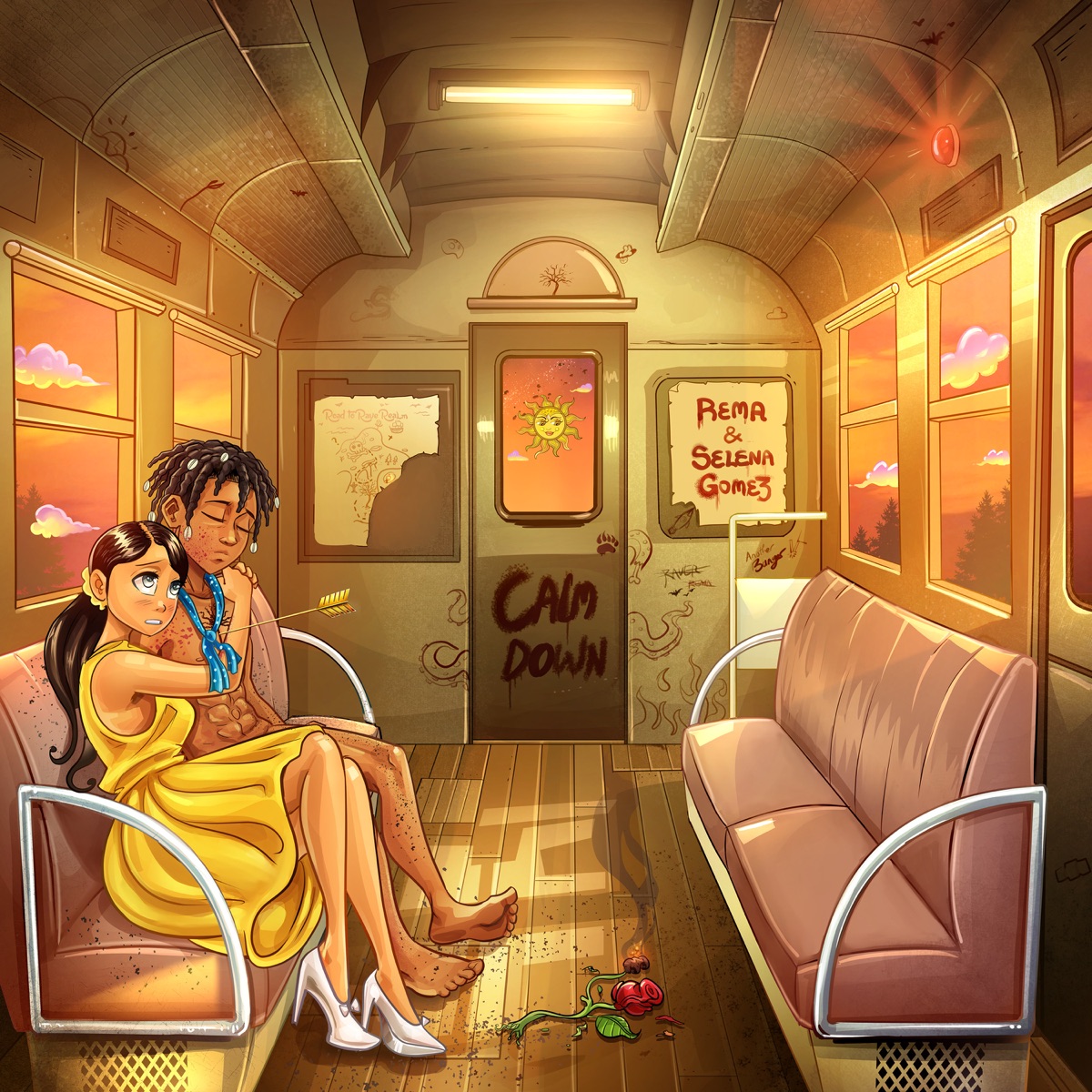 Calm Down - Single by Rema & Selena Gomez album cover