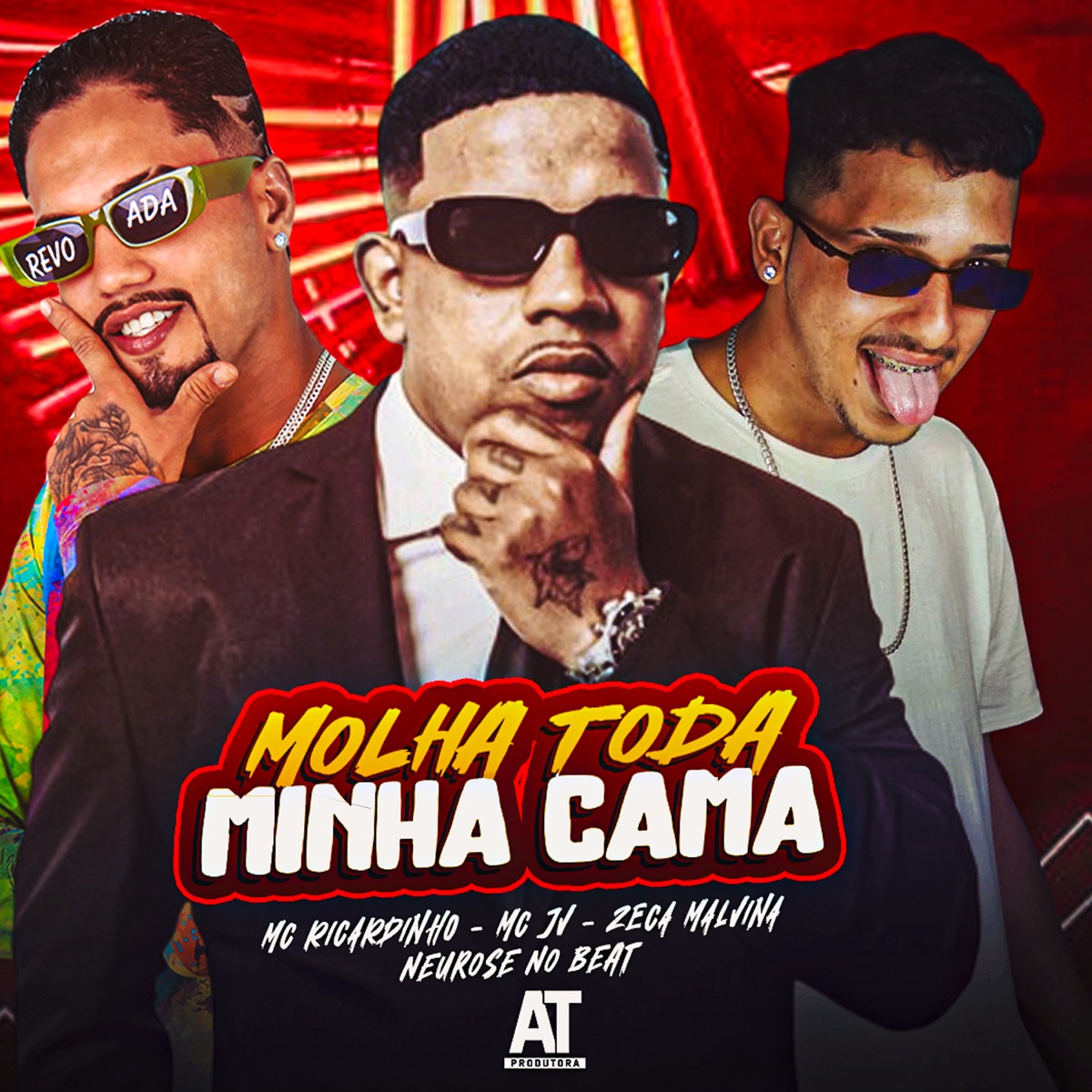 Molha Toda Minha Cama (feat. MC JV) - Single by MC Ricardinho & Zeca Malvina album cover
