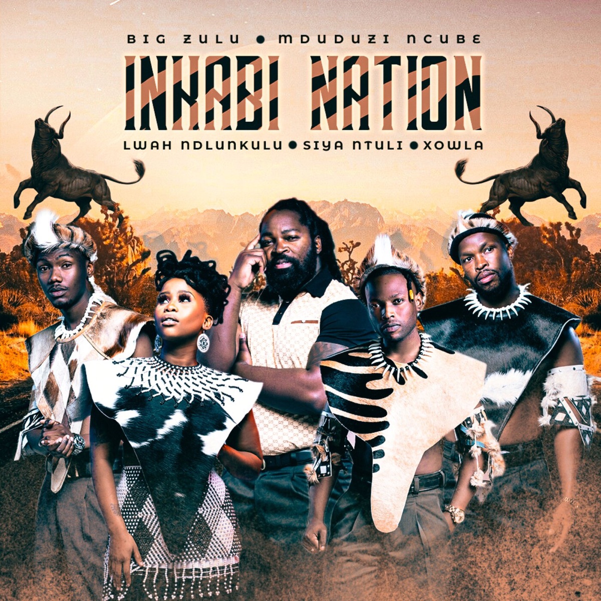 Inkabi Nation (feat. Mduduzi Ncube, Lwah Ndlunkulu, Siya Ntuli & Xowla) by Inkabi Nation album cover