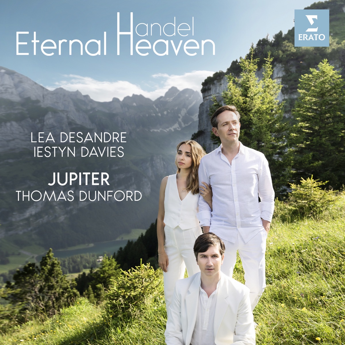 Eternal Heaven by Lea Desandre, Iestyn Davies, Jupiter Ensemble & Thomas Dunford album cover
