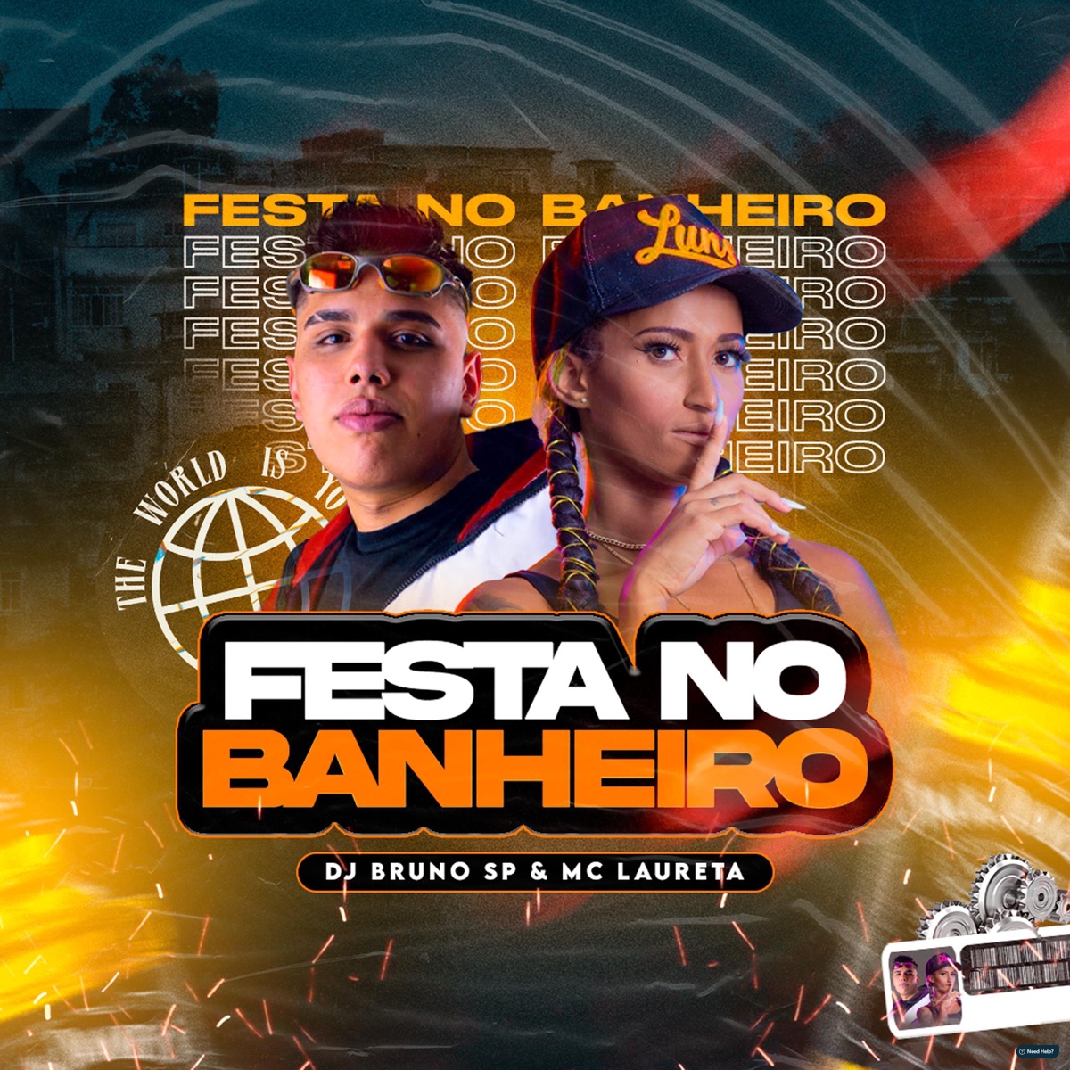 Festa no Banheiro (Brega Funk) - Single by DJ Bruno SP & Mc Laureta album cover