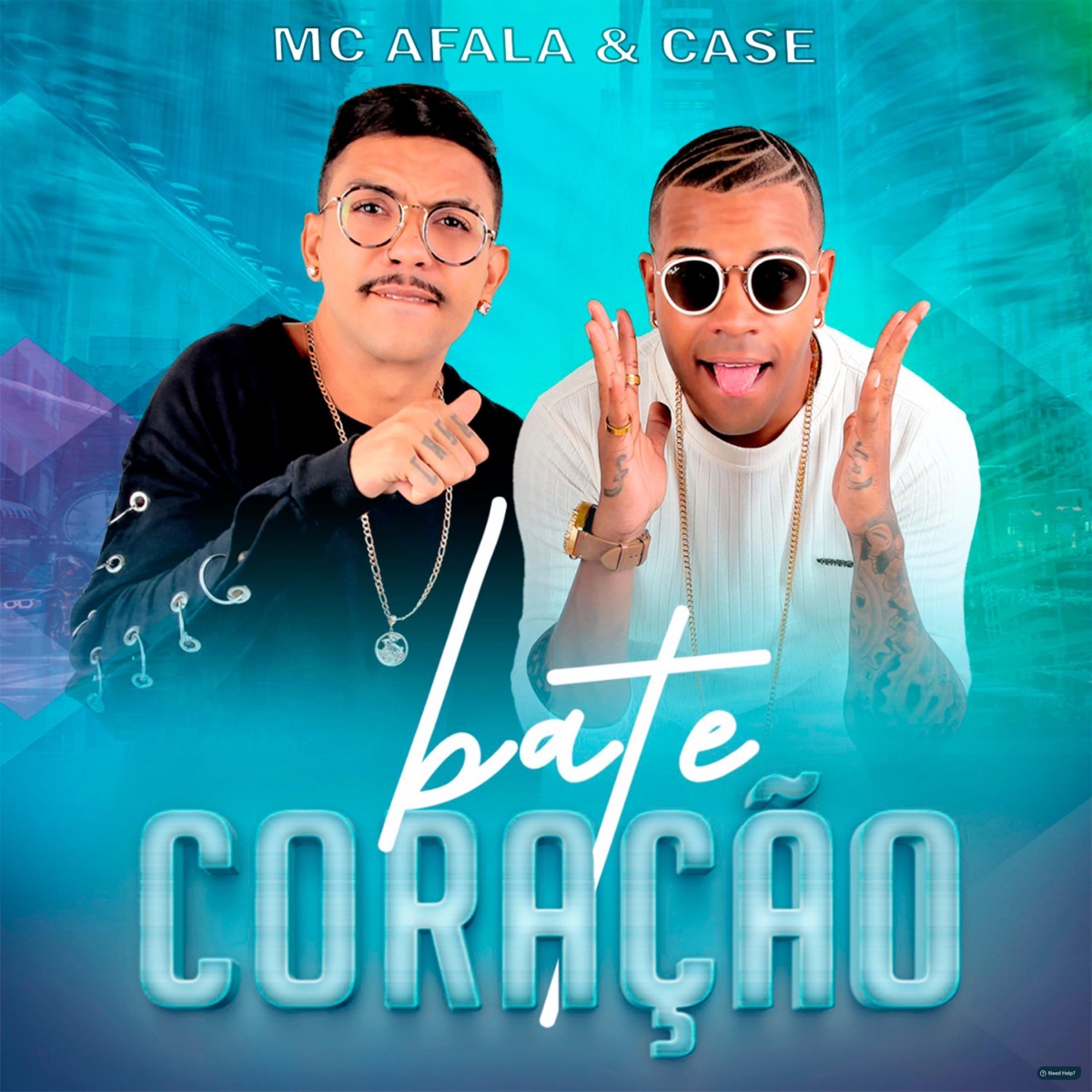 Bate Coração - Single by Mc Afala & Case album cover