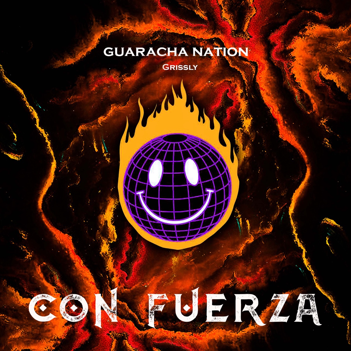 Con Fuerza - Single by Guaracha Nation & Grissly album cover