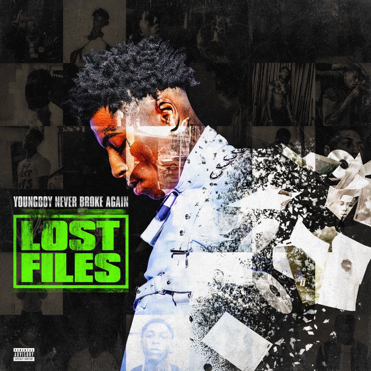 Lost Files by YoungBoy Never Broke Again album cover artwork