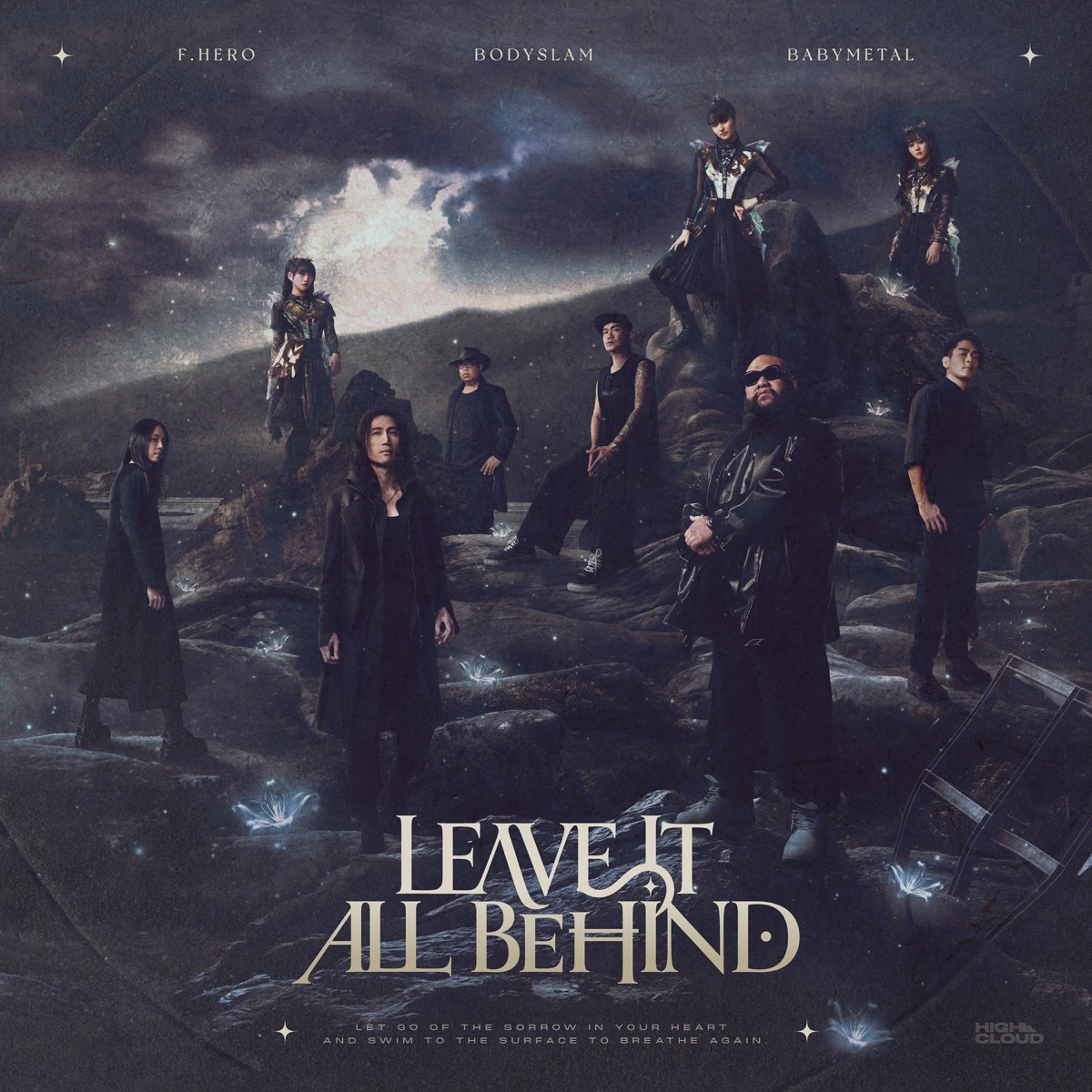 Leave It All Behind - Single by F.HERO, Bodyslam & BABYMETAL album cover