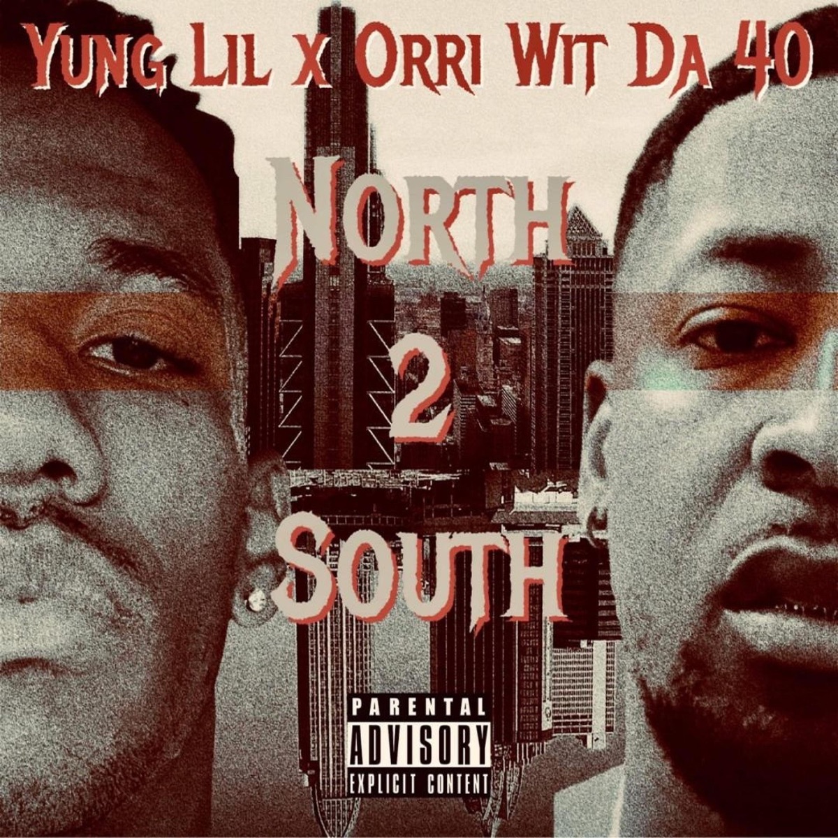 North 2 South by Yung Lil & Orri Wit Da 40 album cover