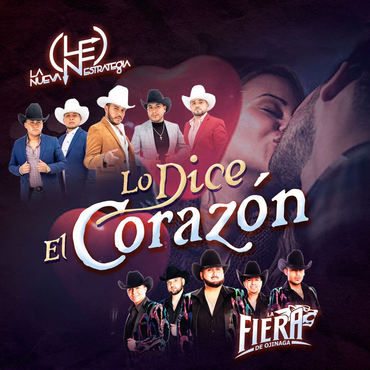 Lo Dice El Corazón - Single by La Nueva Estrategia & La Fiera de Ojinaga album cover