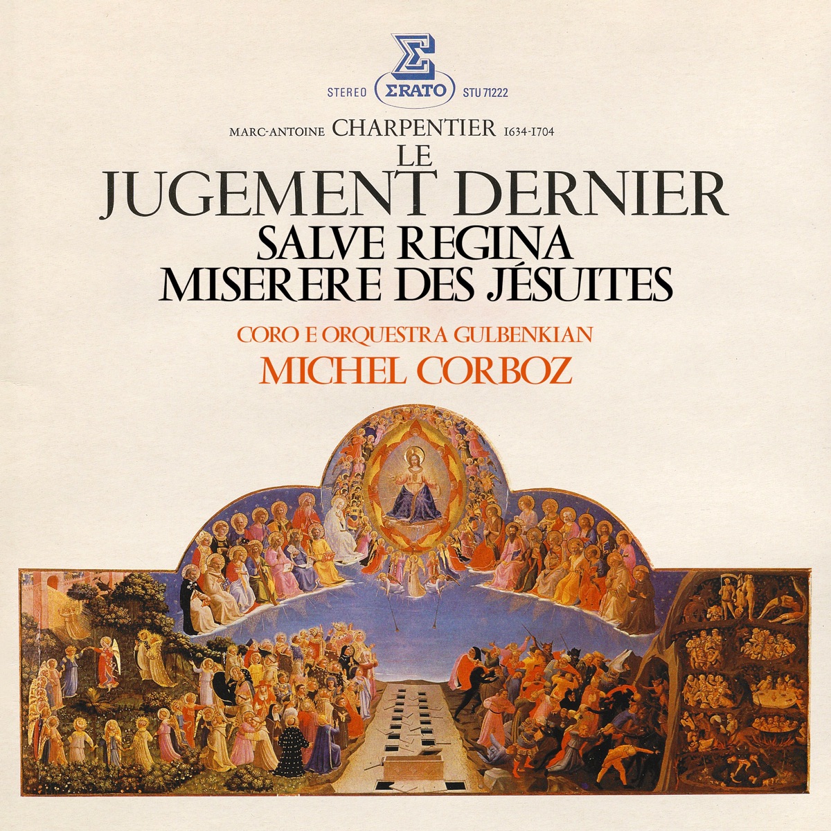 Charpentier: Le jugement dernier, Salve Regina & Miserere des Jésuites by Coro Gulbenkian, Michel Corboz & Orquestra Gulbenkian album cover