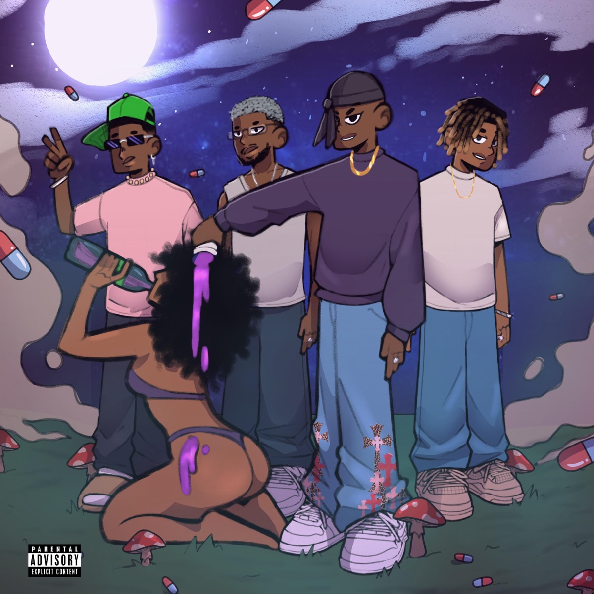 Wock (feat. Treezy Flacko, Fortez & Mulatooh) - Single by 80baby album cover