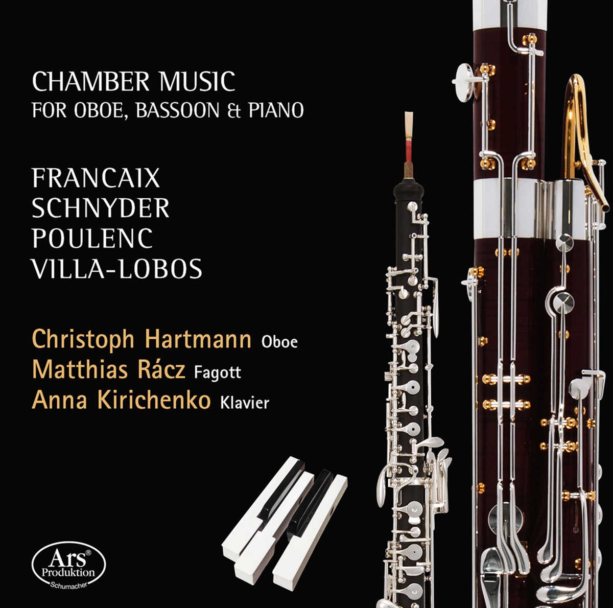 Françaix, Schnyder & Others: Chamber Music by Christoph Hartmann, Matthias Racz & Anna Kirichenko album cover