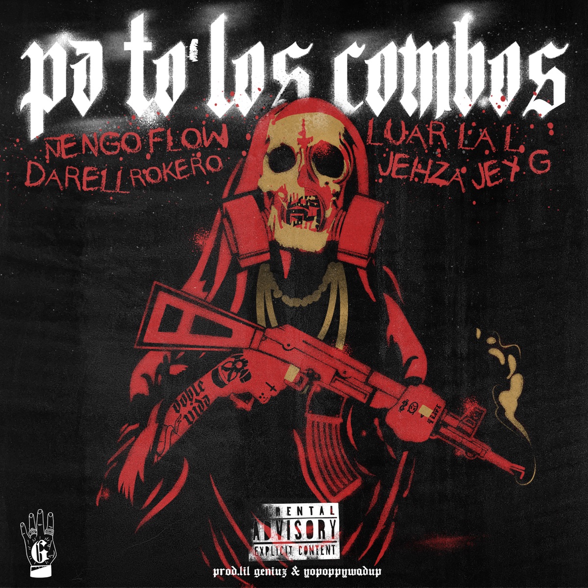 Pa To' Los Combos (feat. Ñengo Flow, Rokero & Jey G) - Single by Darell, Jehza & Luar La L album cover
