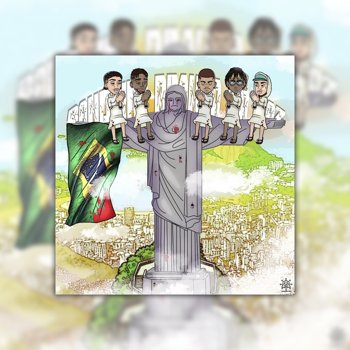 Bandeira Branca da Paz (feat. Gabriel Fey, CRJ 011 & Bluka Boraith) - Single by SemPalla album cover