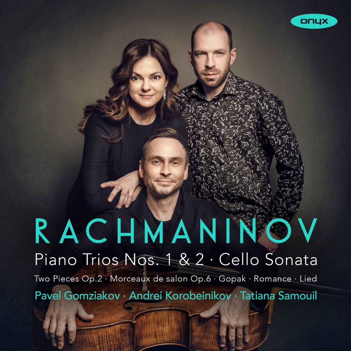 Rachmaninoff: Piano Trios Nos 1 & 2 by Pavel Gomziakov, Tatiana Samouil & Andrei Korobeinikov album cover