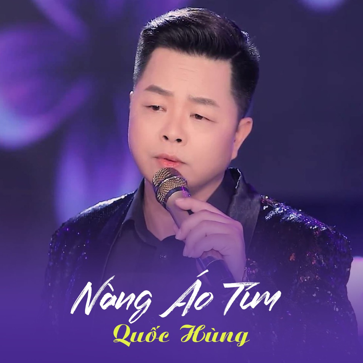Nàng Áo Tím - Single by Quốc Hùng album cover
