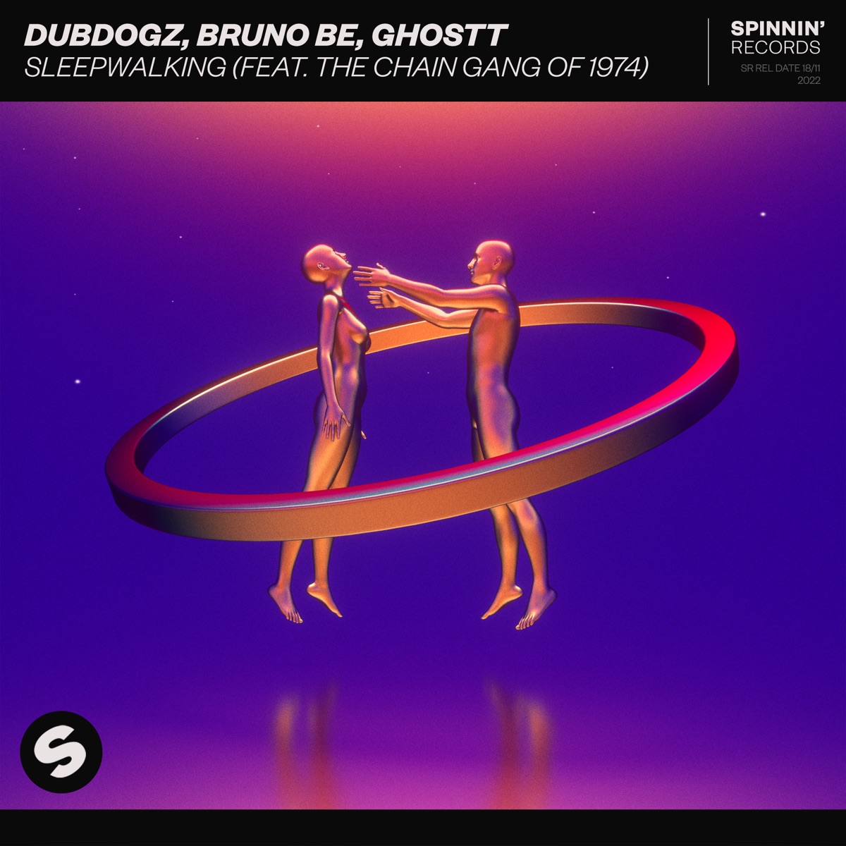Sleepwalking (feat. The Chain Gang of 1974) - Single by Dubdogz, Bruno Be & Ghostt album cover