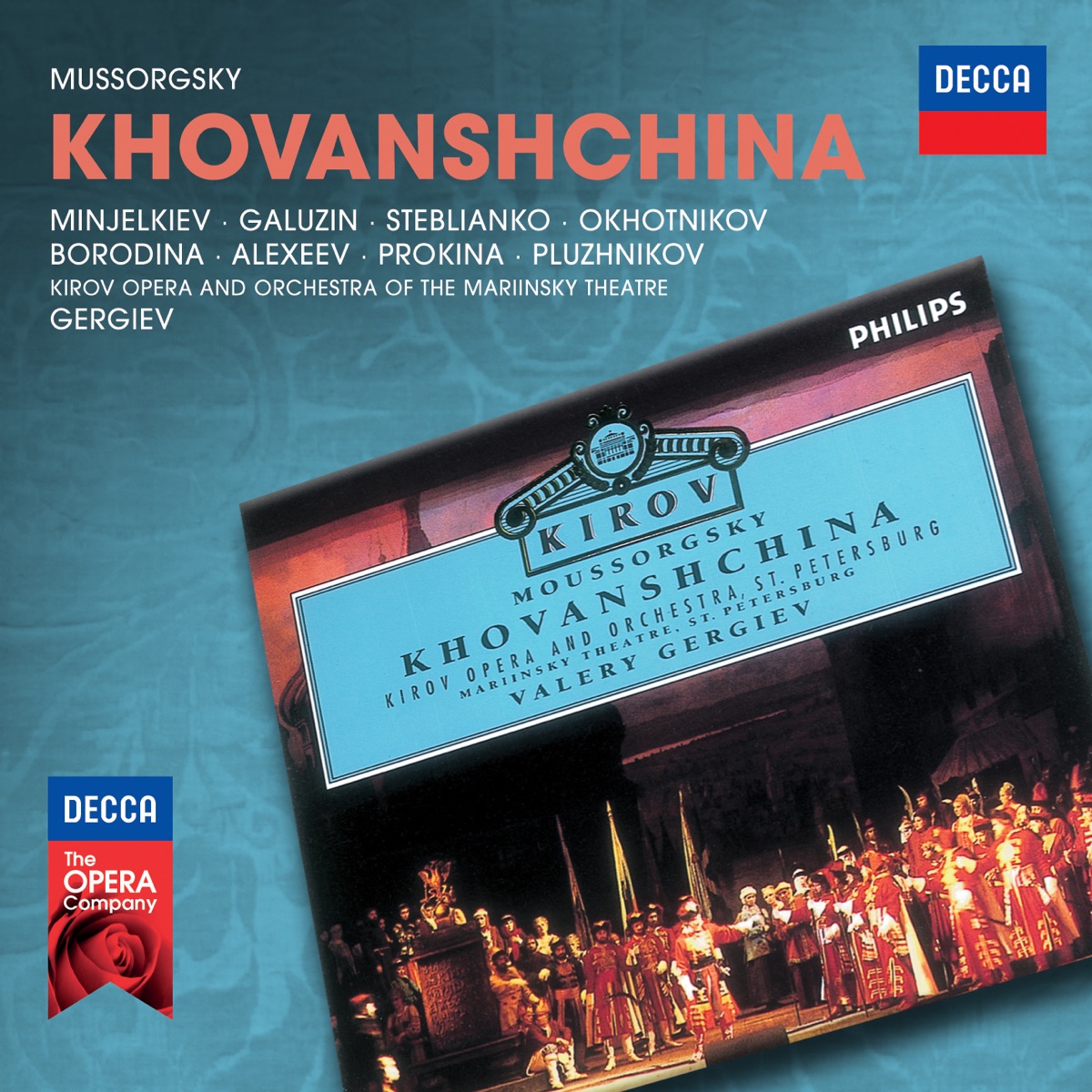 Mussorgsky: Khovanshchina by Bulat Minjelkiev, Vladimir Galusin, Nikolai Ohotnikov, Olga Borodina, Mariinsky Orchestra & Valery Gergiev album cover