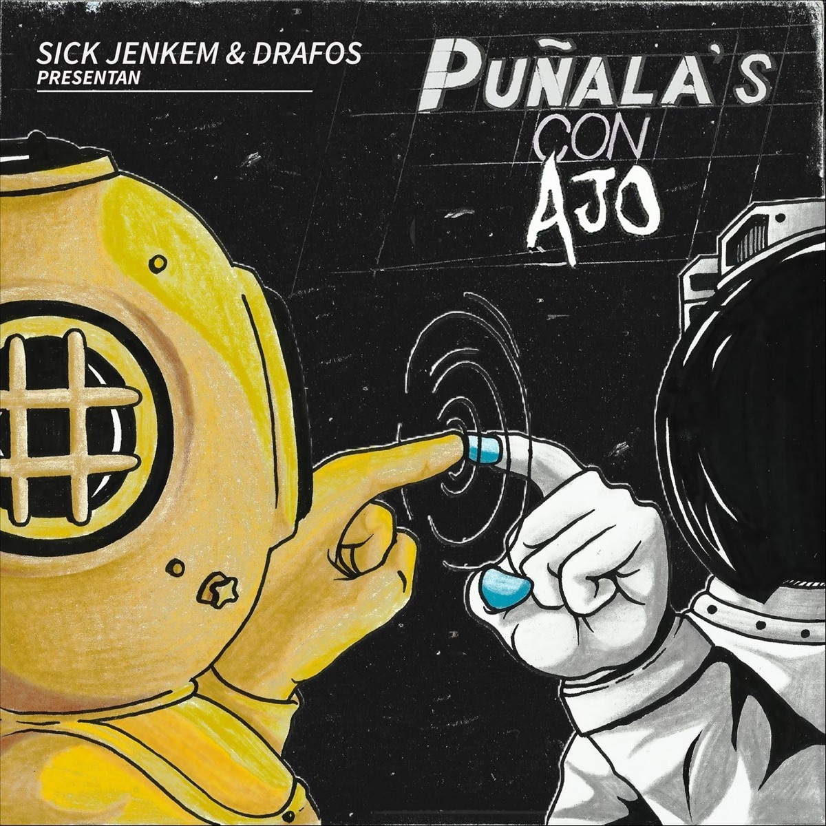 Puñalas Con Ajo by Drafos & Sick Jenkem album cover