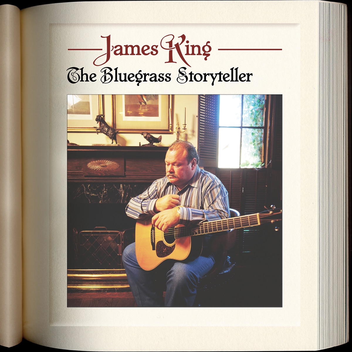 The Bluegrass Storyteller by James King album cover