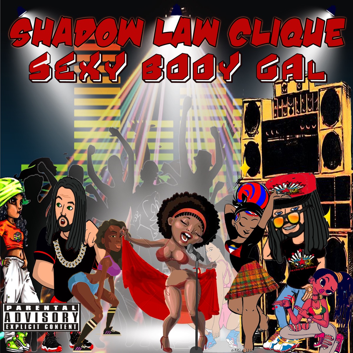 Sexy body gal (Remastered) [feat. Ise Kid & War Starter TKOA] - Single by Shadow Law Clique album cover