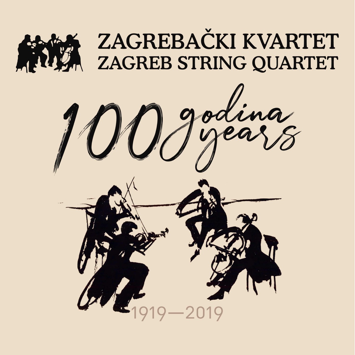 100 Godina (1919 - 2019) by Zagrebački kvartet album cover