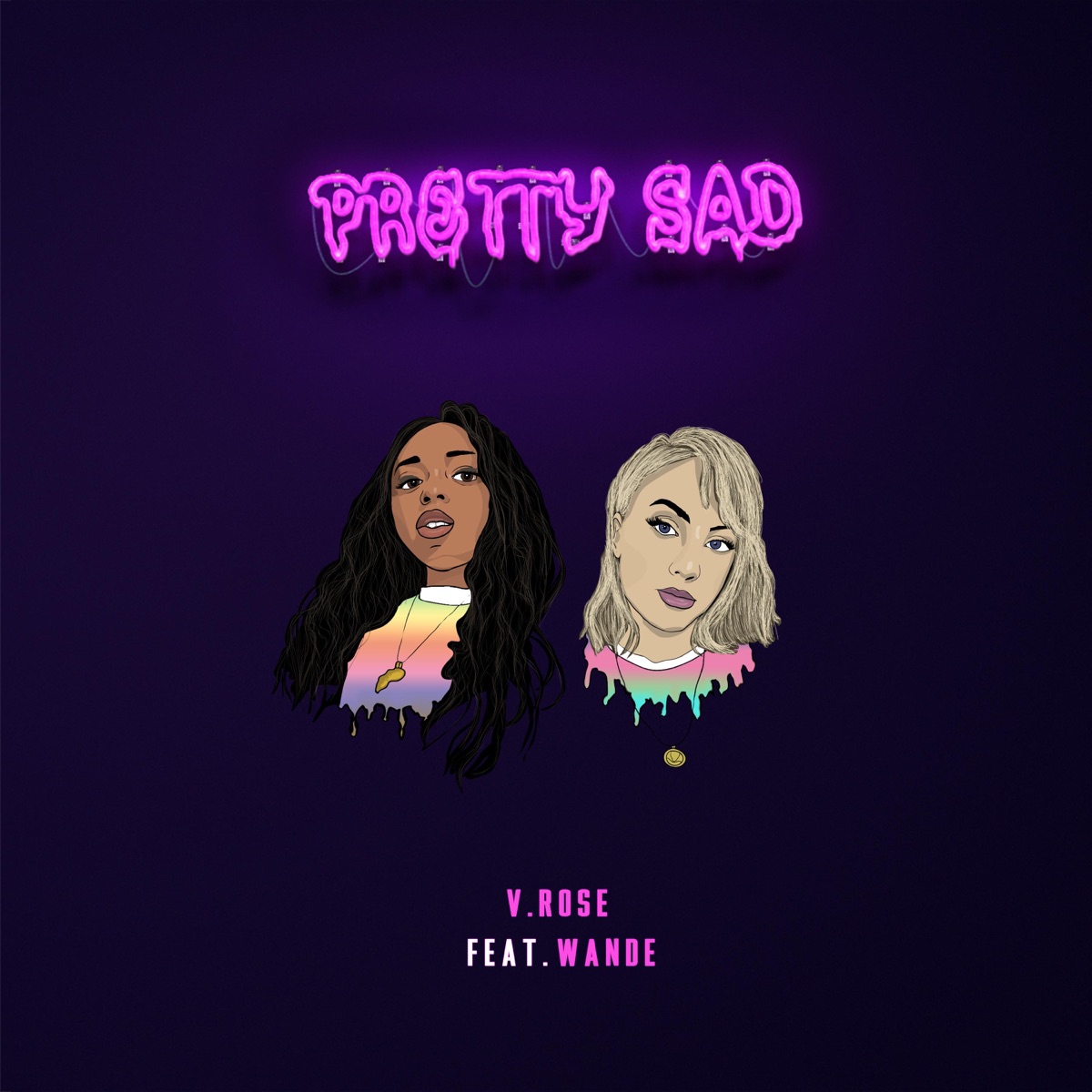 Pretty Sad (feat. Wande) - Single by V. Rose album cover