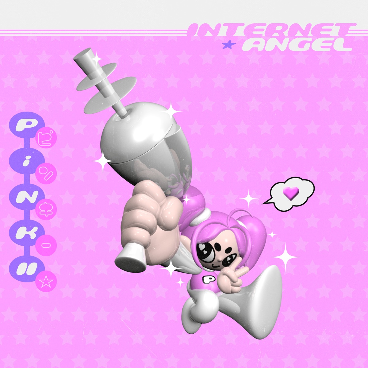 Internet Angel - EP by Pinkii album cover