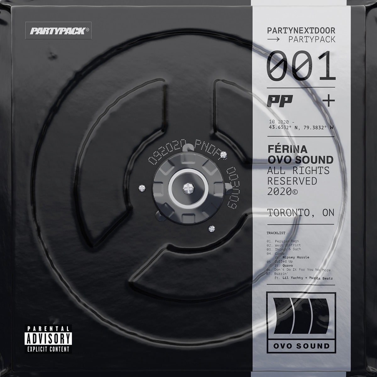 PARTYPACK by PARTYNEXTDOOR album cover artwork