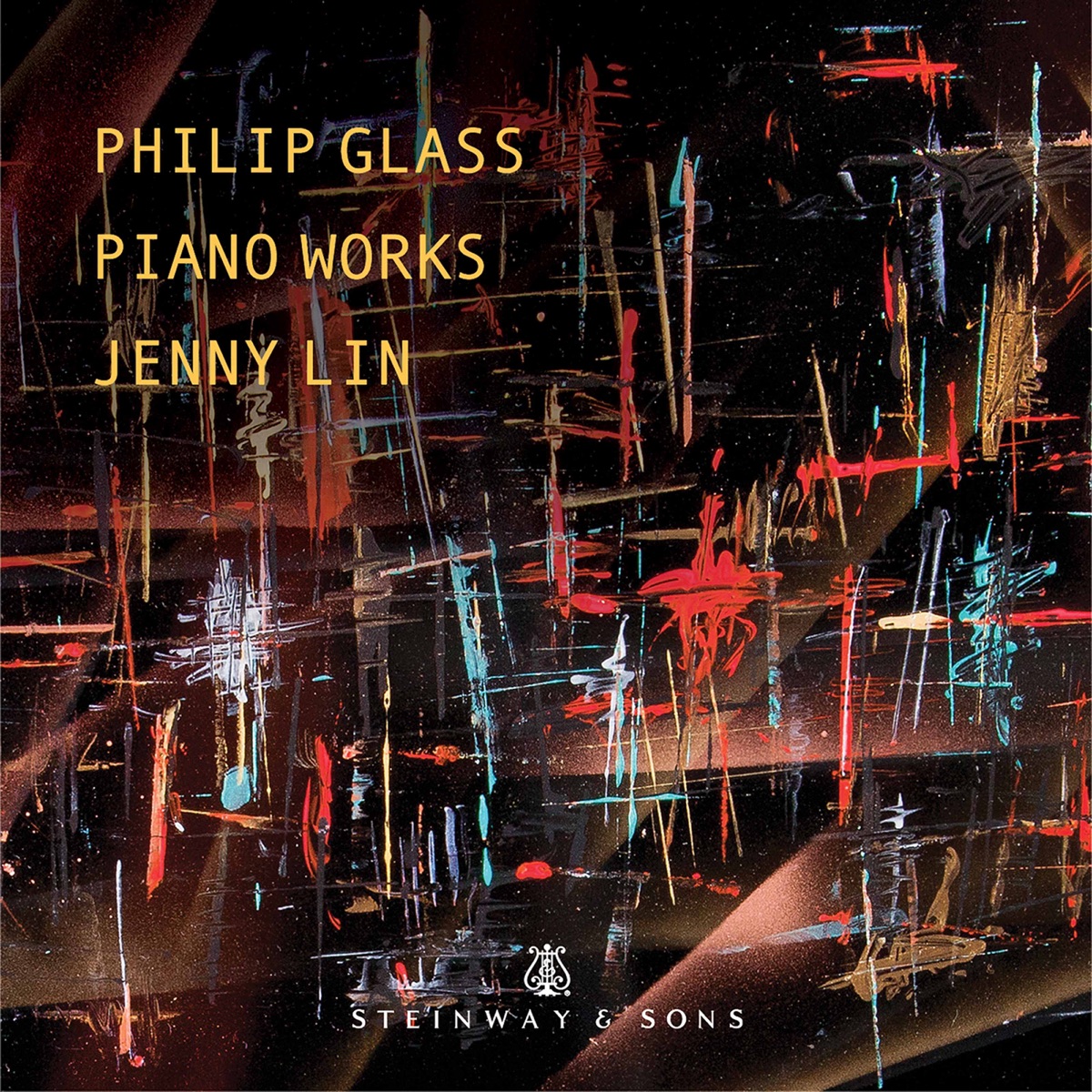 Philip Glass: Piano Works by Jenny Lin album cover