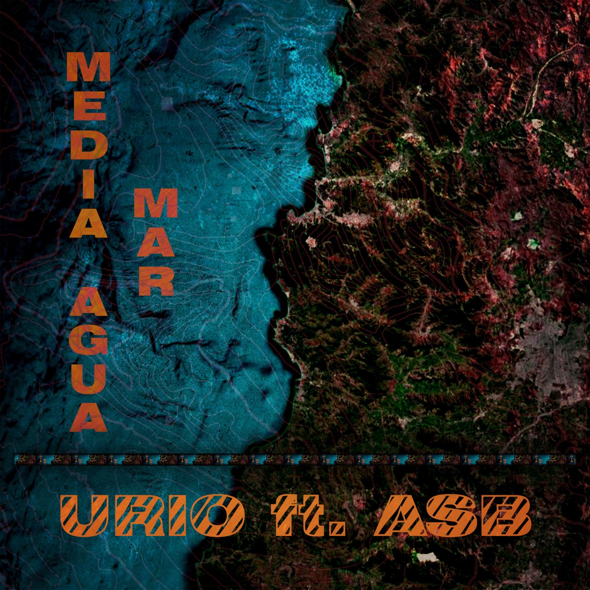 Media Agua Mar (feat. Asb) - Single by Urio album cover
