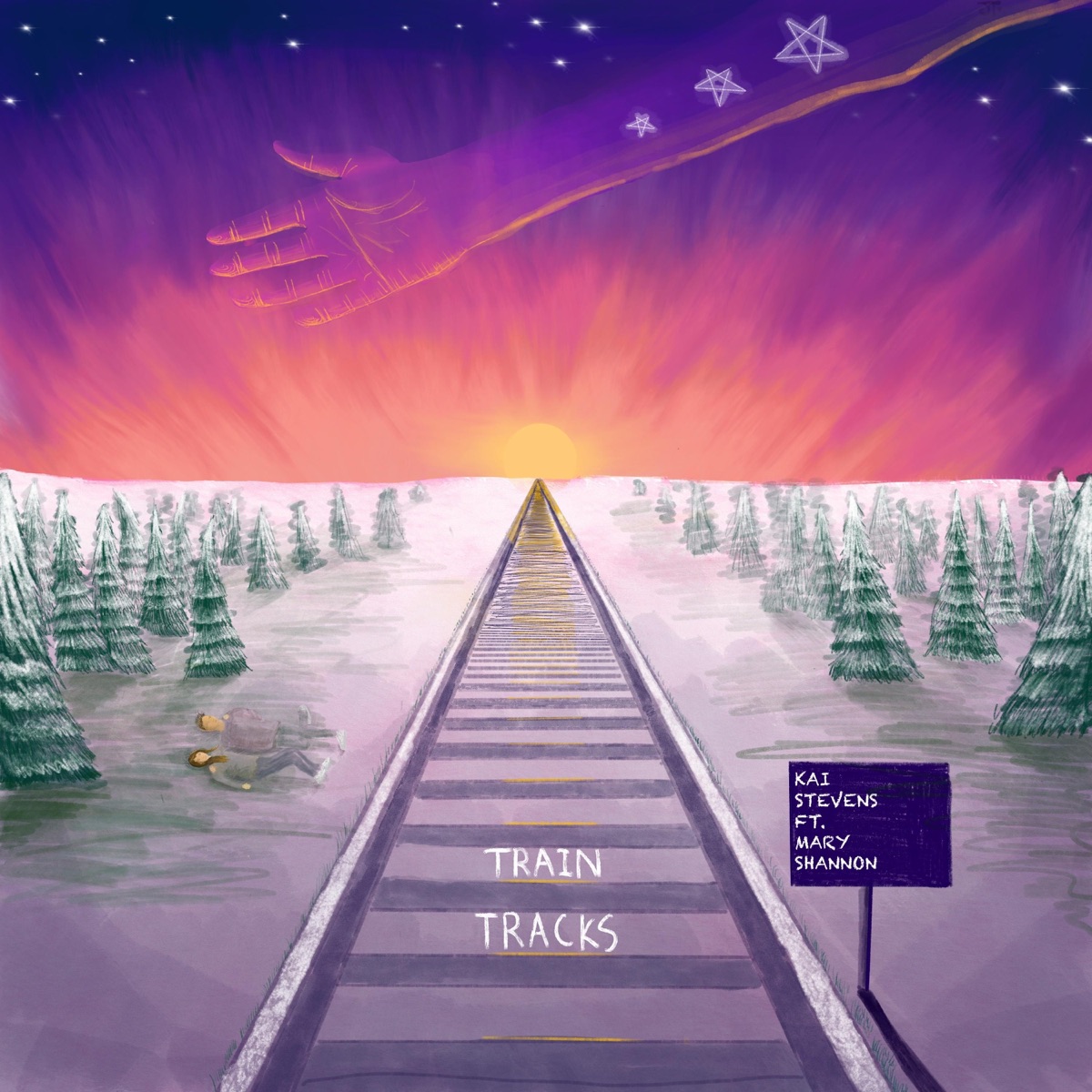 Train Tracks - Single by Mary Shannon & Kai Stevens album cover