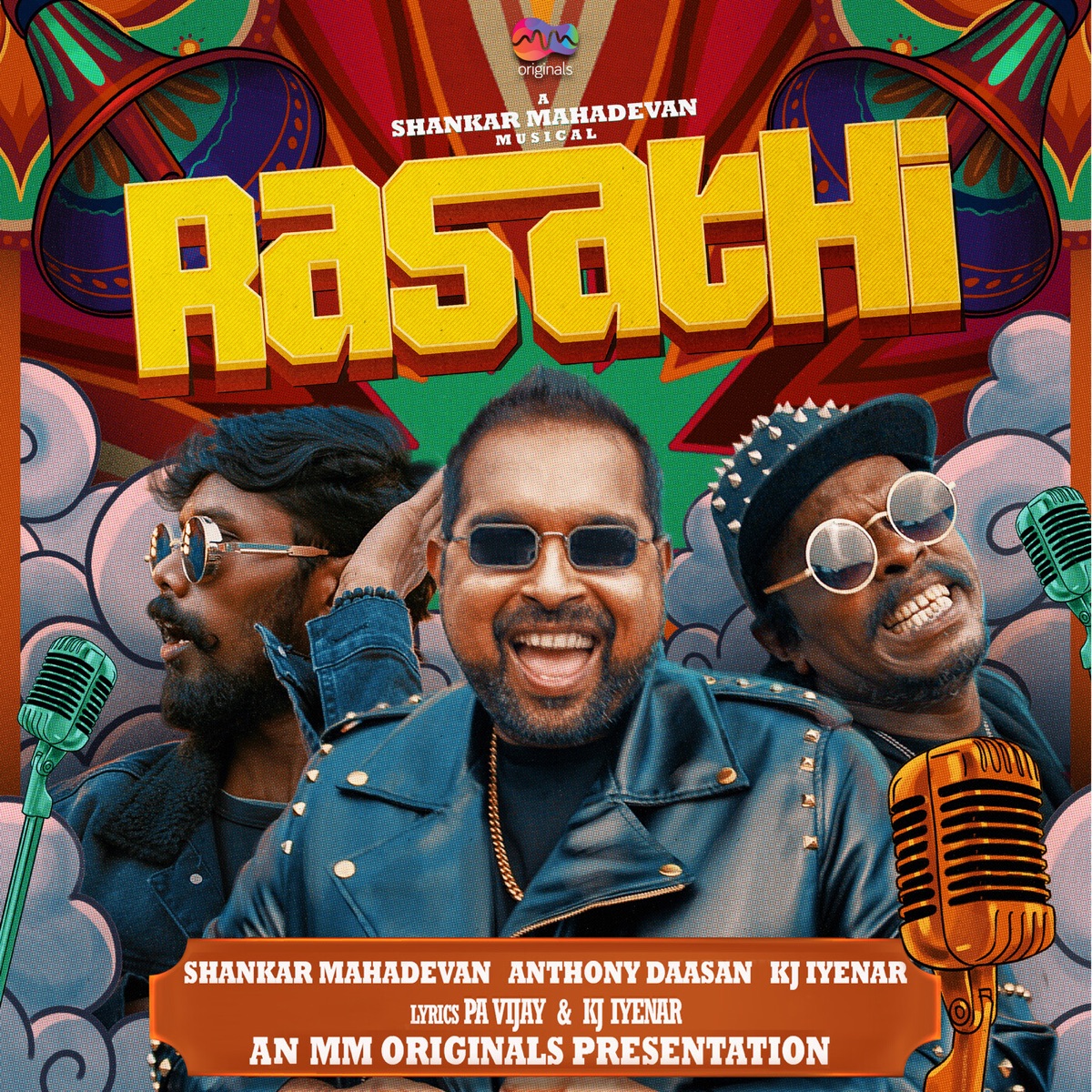 Rasathi - Single by Shankar Mahadevan, Anthony Daasan & KJ Iyenar album cover