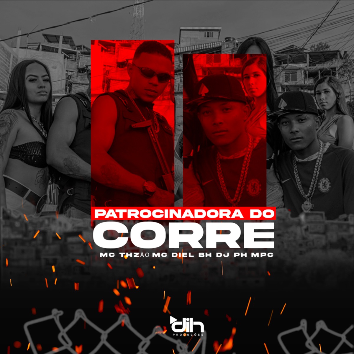 Patrocinadora do Corre - Single by Mc Diel & Mc Thzão album cover