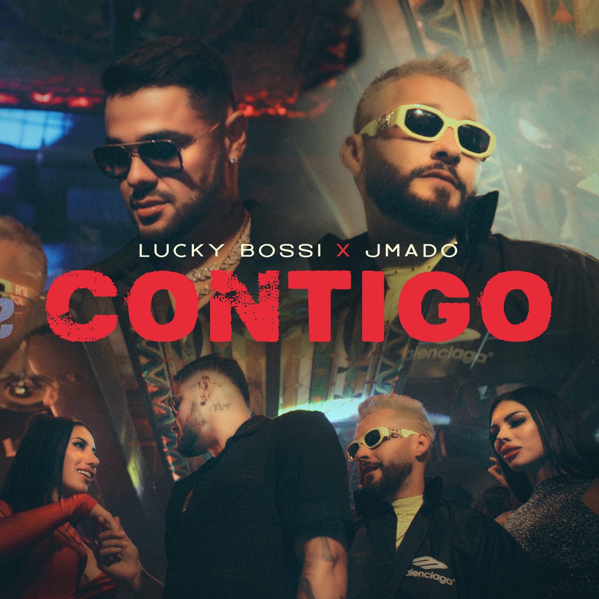 CONTIGO - Single by J Mado & Lucky Bossi album cover