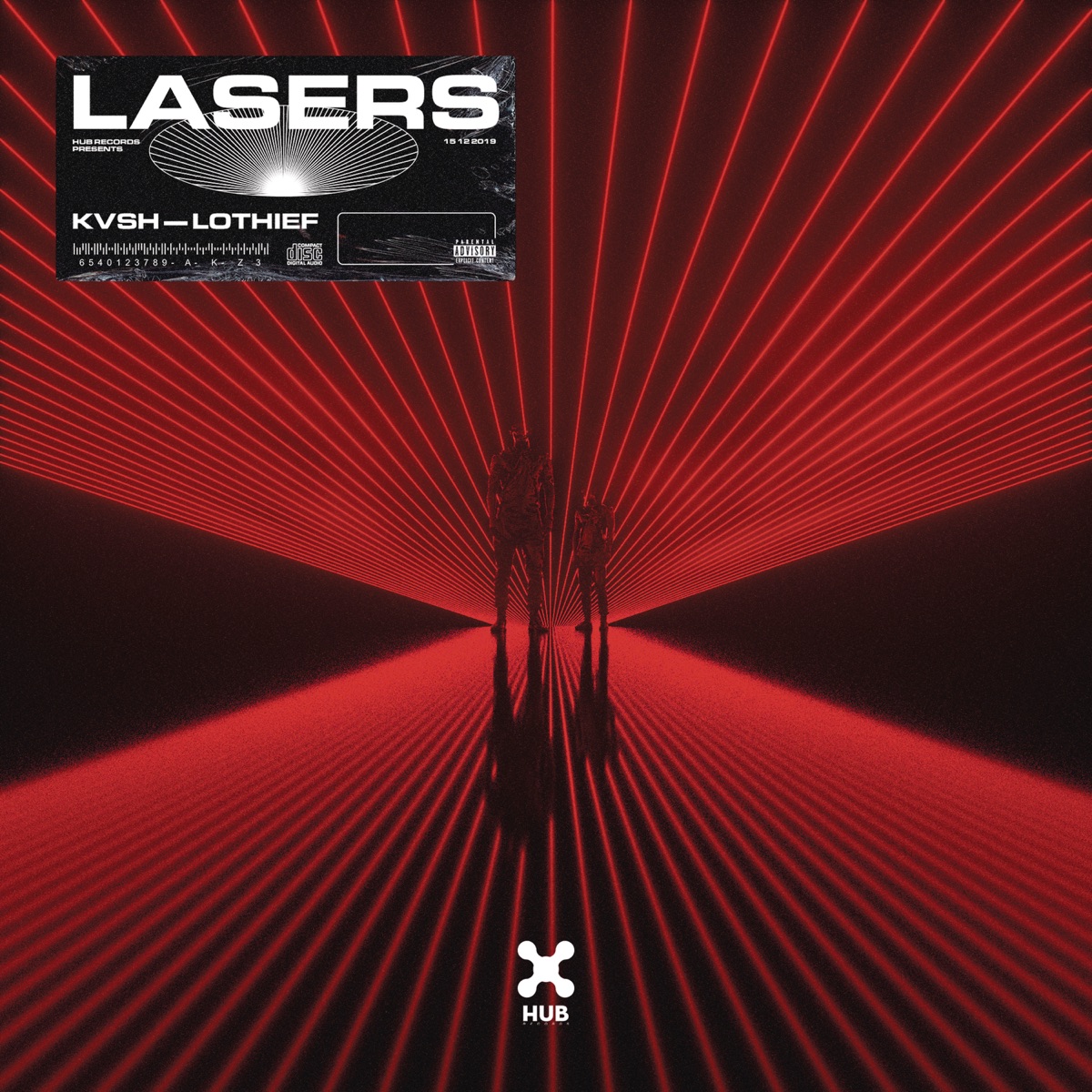 Lasers - Single by Kvsh & LOthief album cover