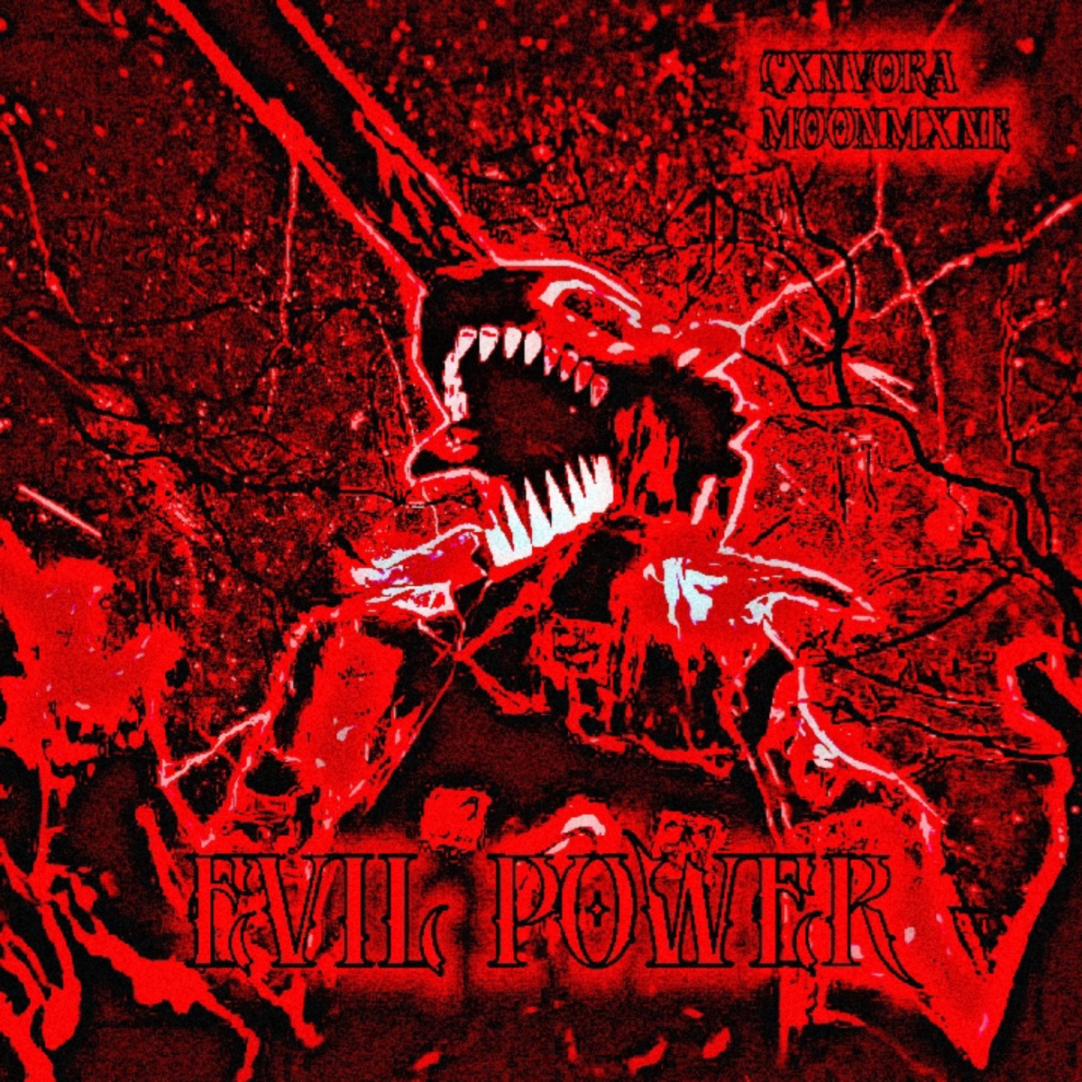 Evil Power (with MOONMXNE) - Single by Cxnvora album cover