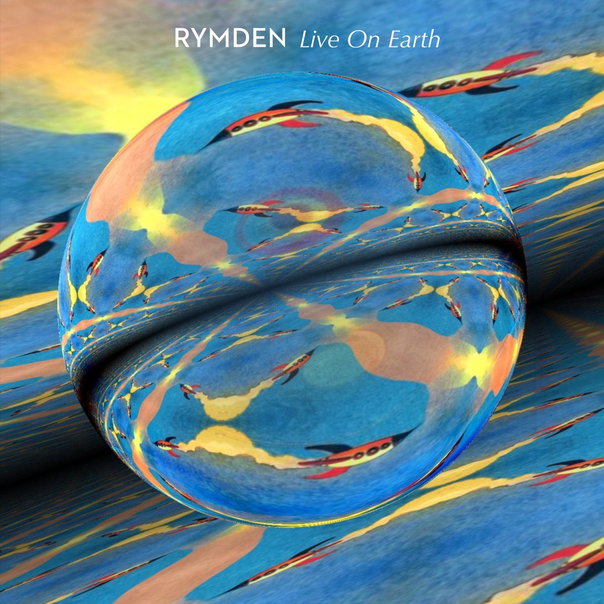 Live on Earth (feat. Dan Berglund) - EP by Rymden, Bugge Wesseltoft & Magnus Öström album cover