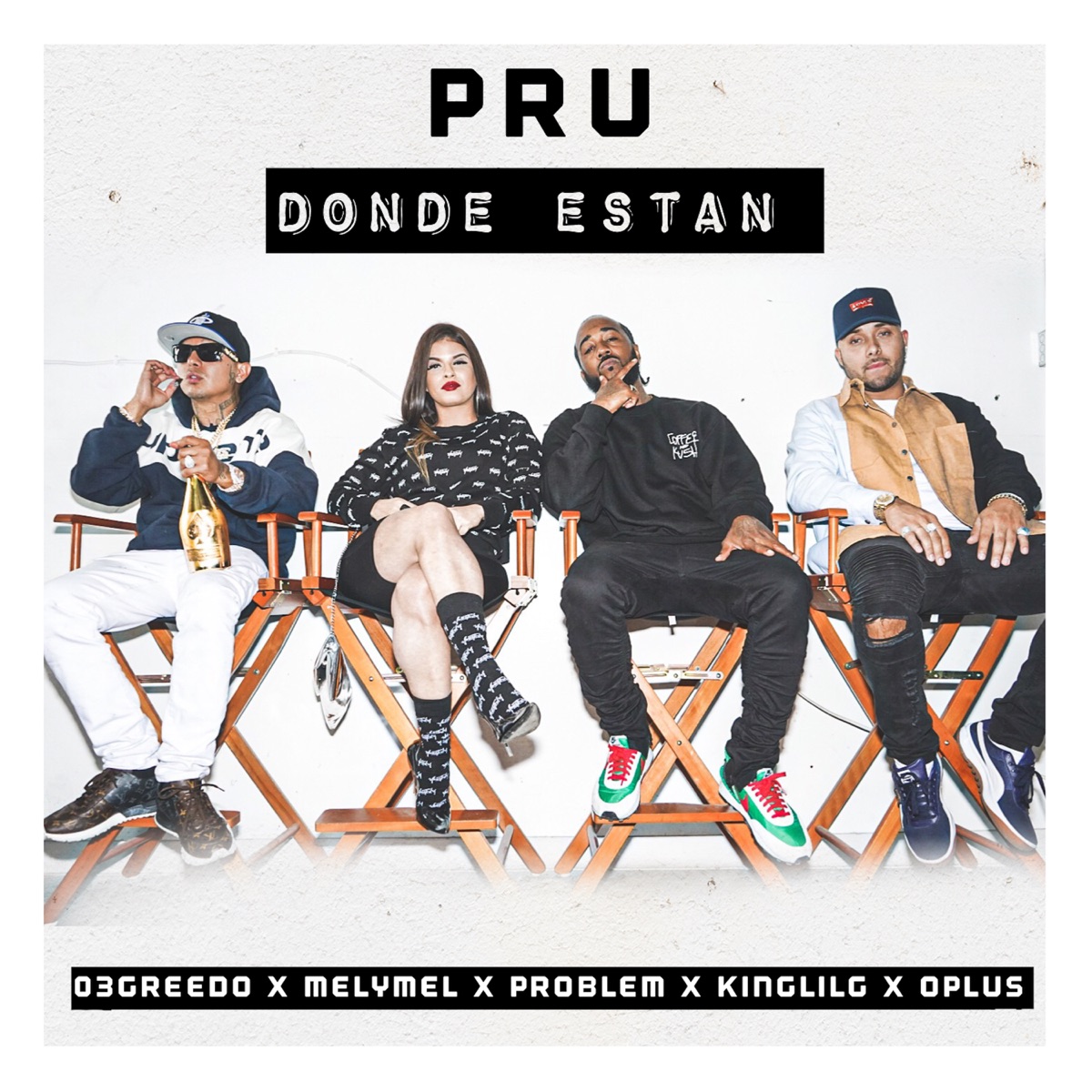 Donde Están (feat. 03 Greedo, Problem & Oplus) - Single by Pru, King Lil G & Melymel album cover