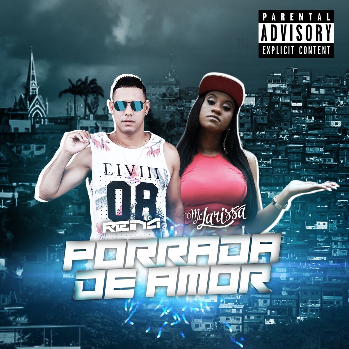 Porrada de Amor (feat. Mc Larissa) - Single by Mc Reina album cover