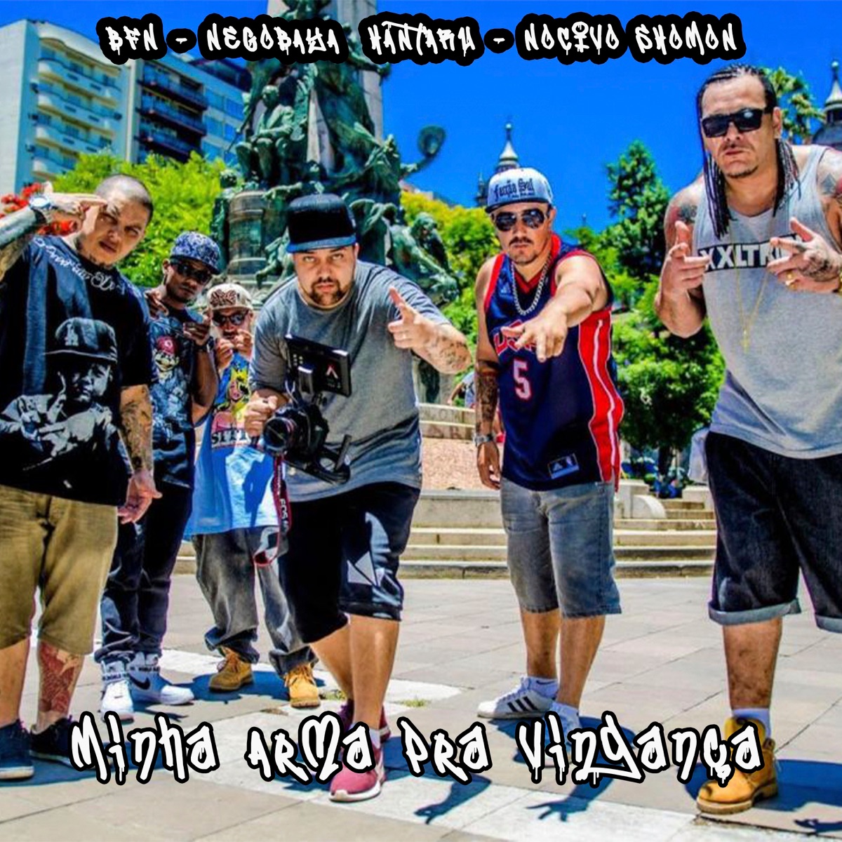 Minha Arma pra Vingança (feat. Hantaru & Nocivo Shomon) - Single by NegoBaya & BFN album cover