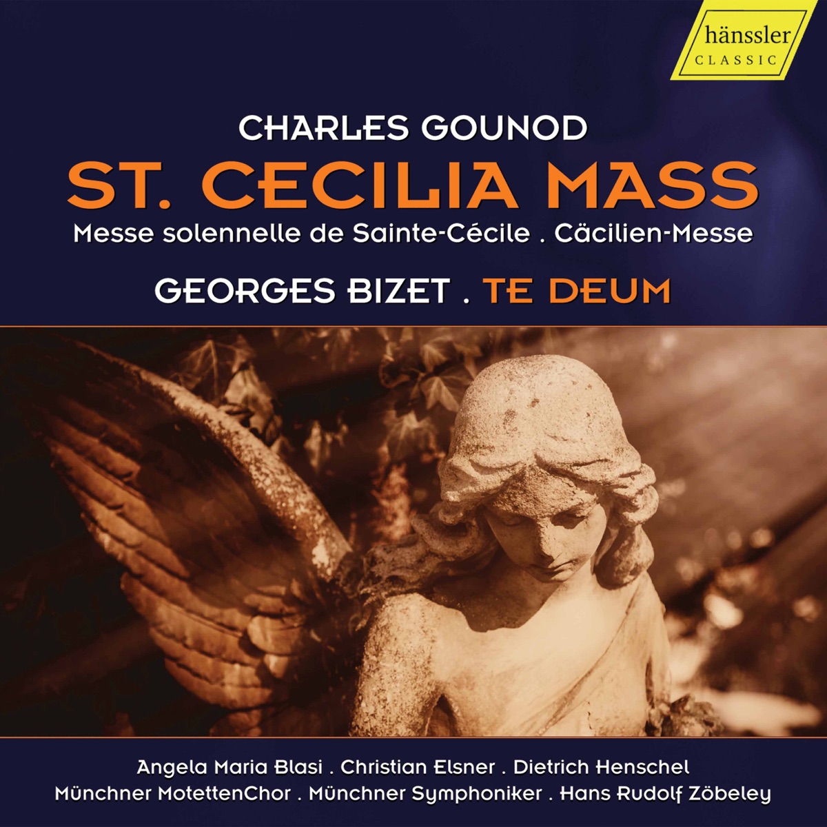 Gounod: St. Cecilia Mass, CG 56 - Bizet: Te Deum, WD 122 (Live) by Munich Symphony Orchestra & Hans Rudolf Zöbeley album cover