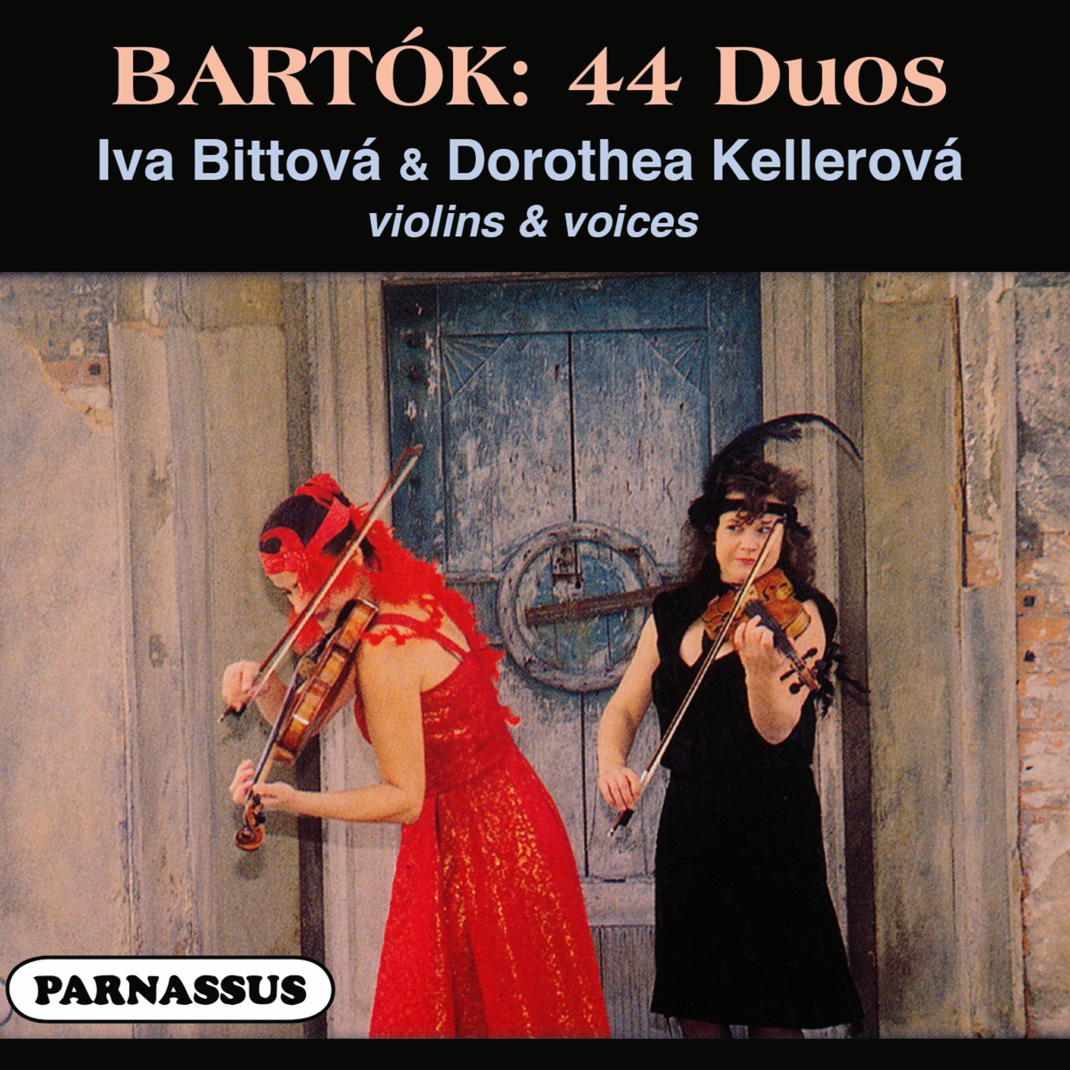 Bartók: 44 Duets for Two Violins - Bittová, Kellerová by Iva Bittová & Dorothea Kellerova album cover