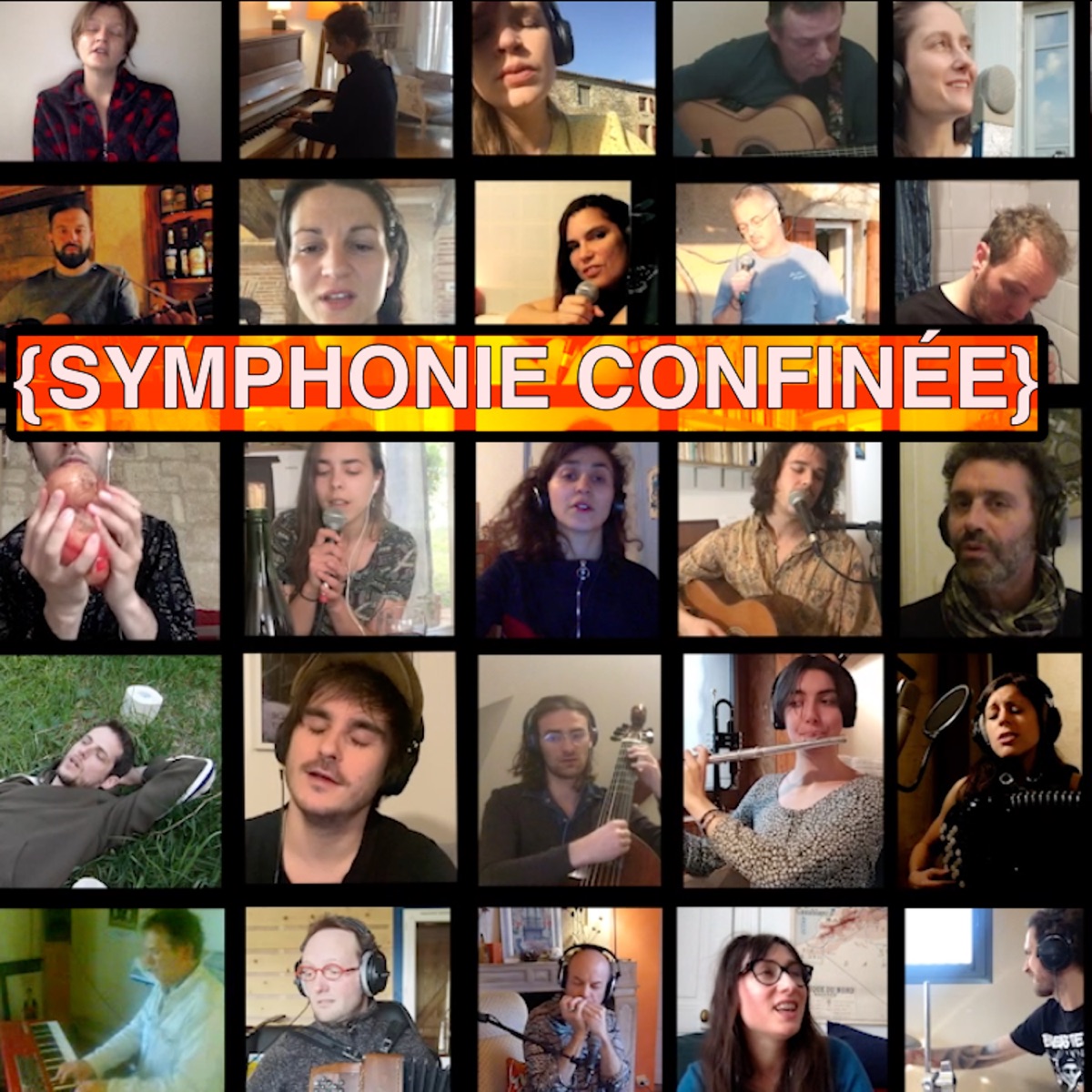La tendresse - Symphonie confinée (feat. Marjolaine Piémont, Gauvain Sers, Aurélien Merle, Gildas Thomas, Garance, Camille Feist, Deny Lefrançois , Eric Gombart, CHOUF, Lise Martin, Sophie Le Cam, Bastien Lucas, Philippe Géhanne, Louise O'sman, Anaïs Bertrand, Leila Huissoud, Jeanne Chevalier, Lily Luca) by Valentin Vander album cover
