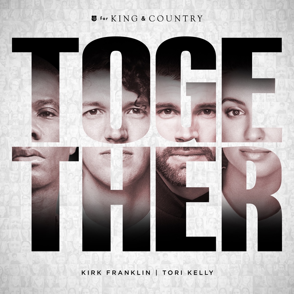 TOGETHER - Single by for KING & COUNTRY, Tori Kelly & Kirk Franklin album cover