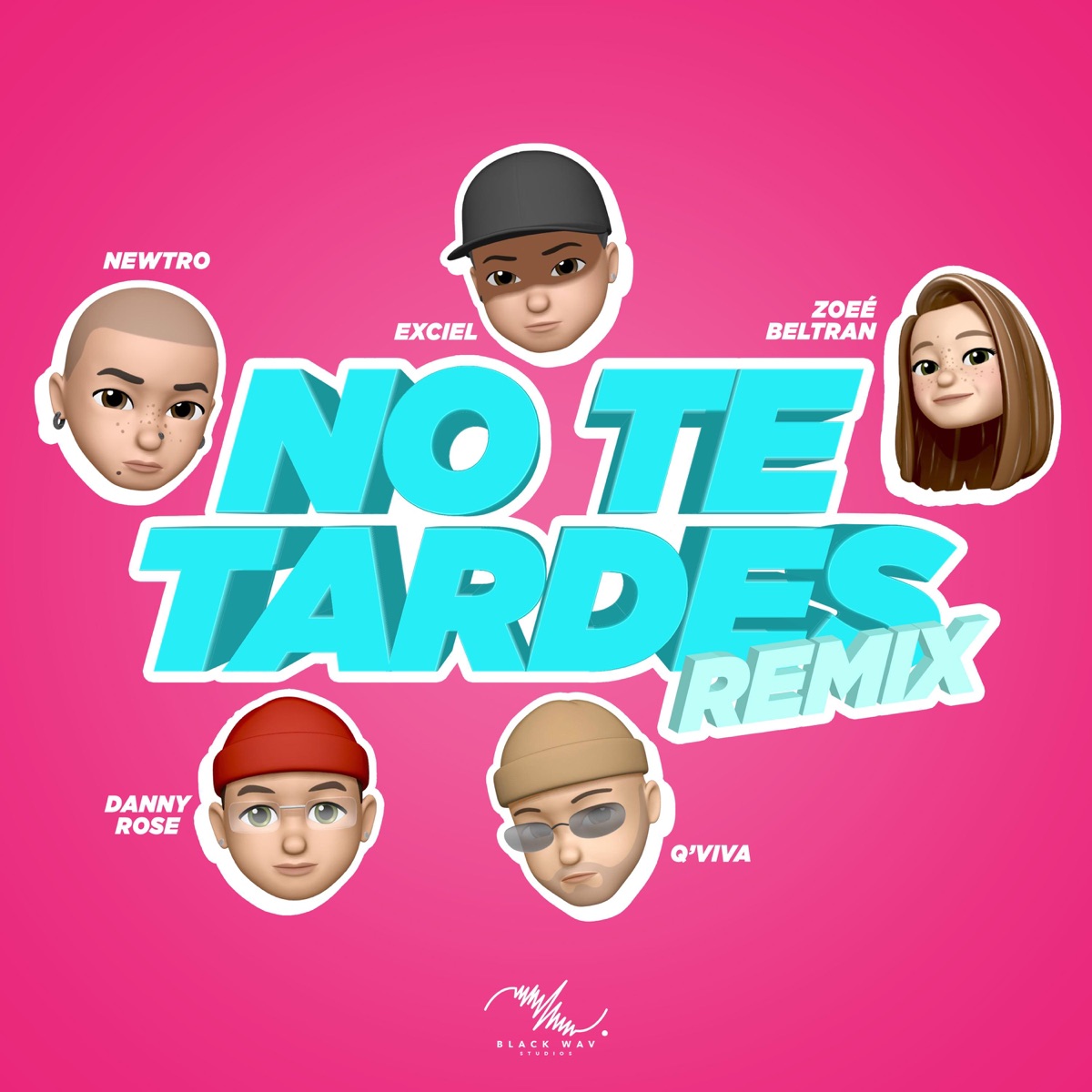 No Te Tardes (feat. Zoeé Beltran, Danny Rose, Newtro & Q' Viva) [Remix] - Single by Exciel album cover