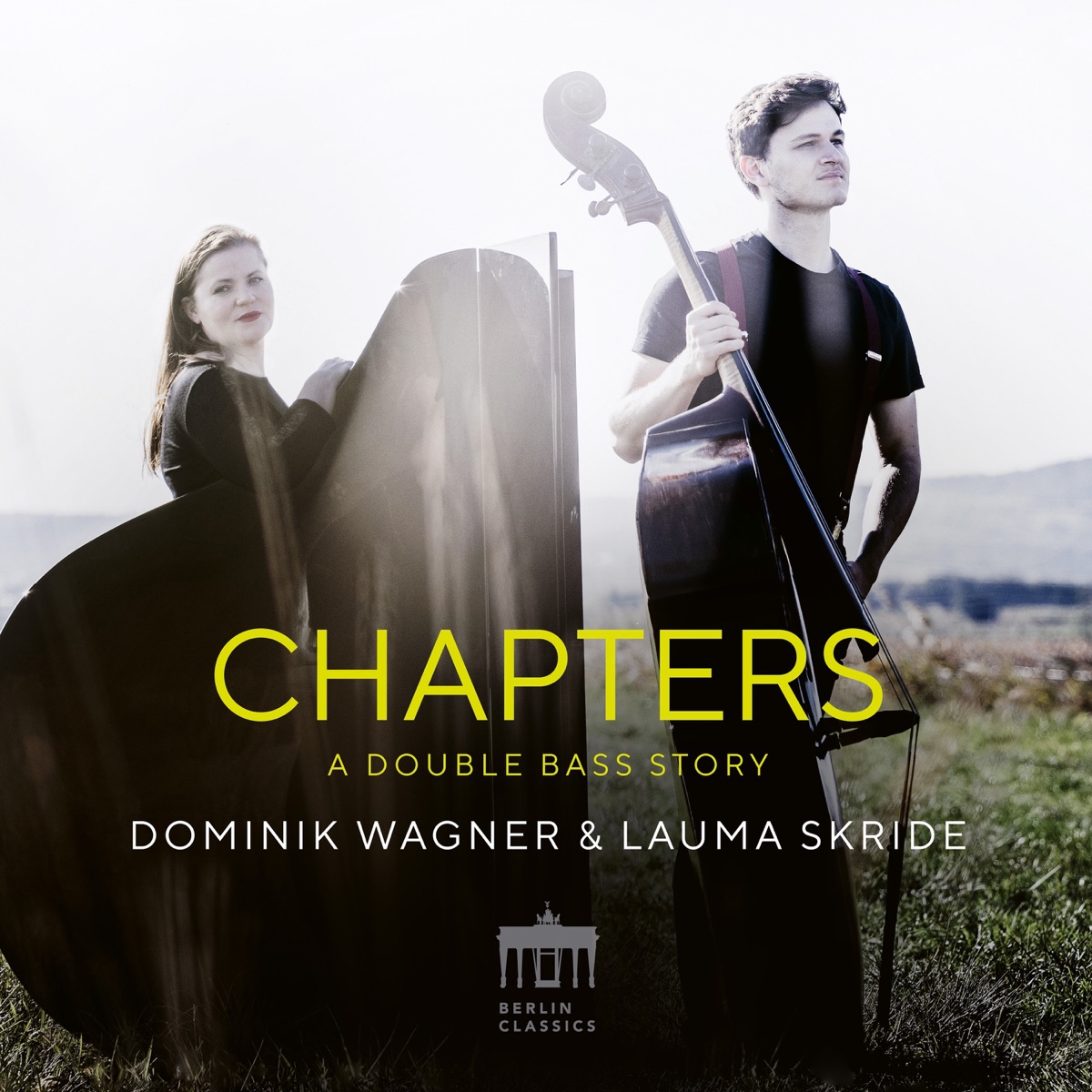 Chapters (A Double Bass Story) by Dominik Wagner & Lauma Skride album cover